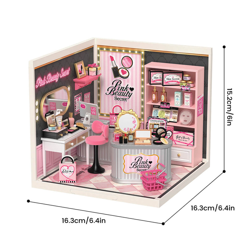 Rolife Pink Beauty Secret DIY Miniature House DW026 [PRE-ORDER]