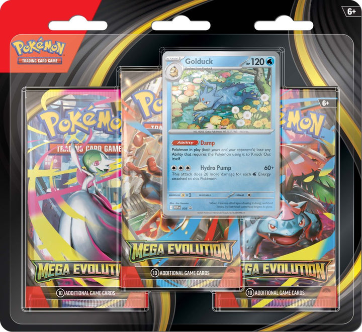 Pokemon TCG - Mega Evolution Three Booster Blister