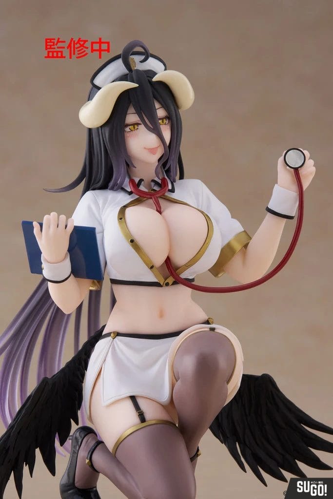 Taito - Overlord - Desktop Cute Figure Albedo (Nurse Version)