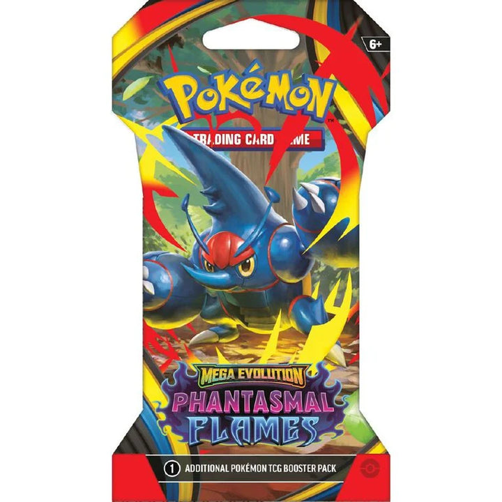 Pokemon TCG - Mega Evolution Phantasmal Flames Sleeved Booster Hanger Pack