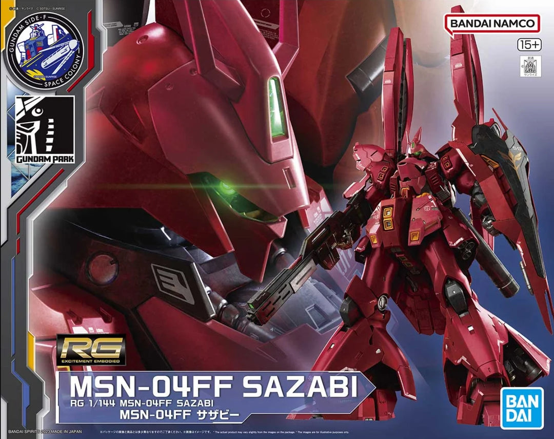 GUNDAM - P-Bandai: RG 1/144 MSN-04FF Sazabi (Gundam SIDE-F ver.)