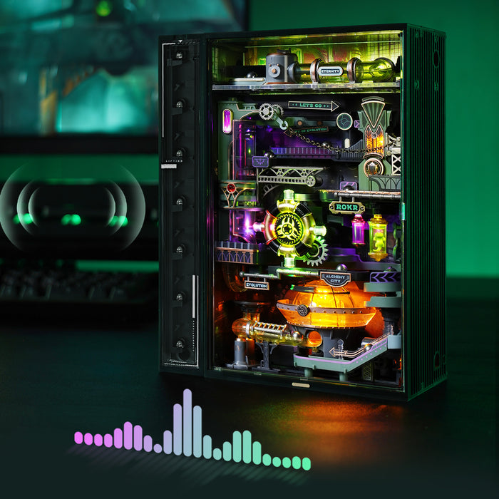 ROKR Alchemy City Marble Run Mechanical 3D Puzzle MR04S