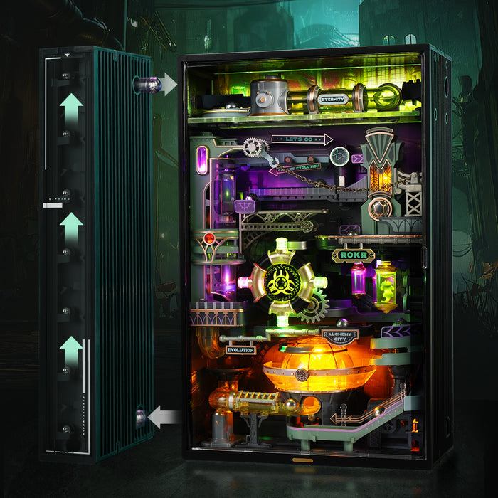 ROKR Alchemy City Marble Run Mechanical 3D Puzzle MR04S