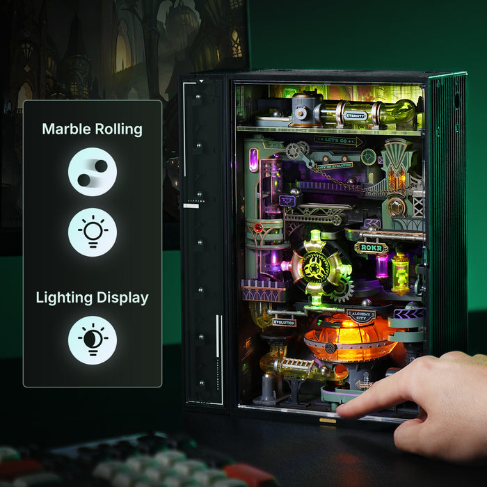 ROKR Alchemy City Marble Run Mechanical 3D Puzzle MR04S