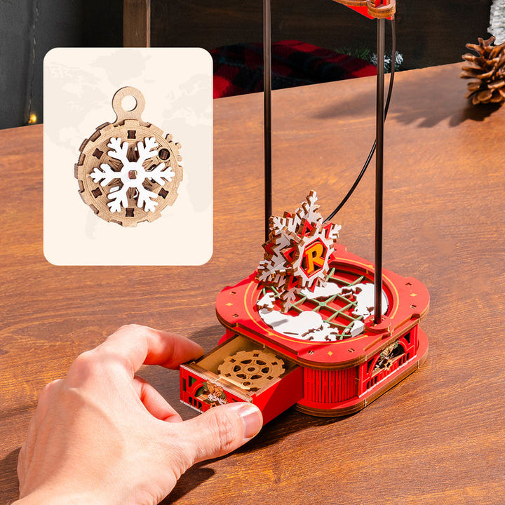 ROKR Santa on Sleigh Pendulum Balance Toy 3D Puzzle MCD05