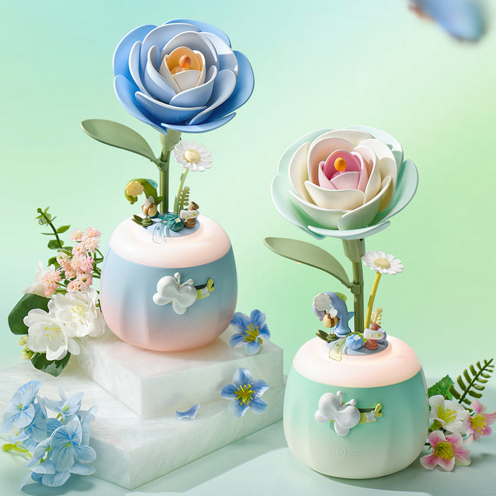ROKR - Minty Camellia Lamp DIY 3D Flower Night Light AF02S [PRE-ORDER]