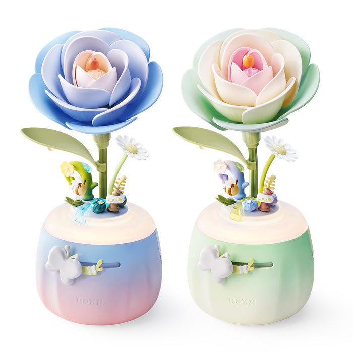 ROKR - Minty Camellia Lamp DIY 3D Flower Night Light AF02S [PRE-ORDER]