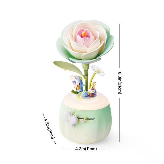 ROKR - Minty Camellia Lamp DIY 3D Flower Night Light AF02S [PRE-ORDER]