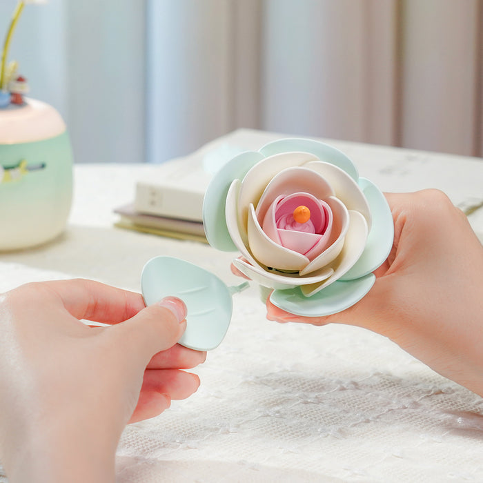 ROKR - Minty Camellia Lamp DIY 3D Flower Night Light AF02S [PRE-ORDER]