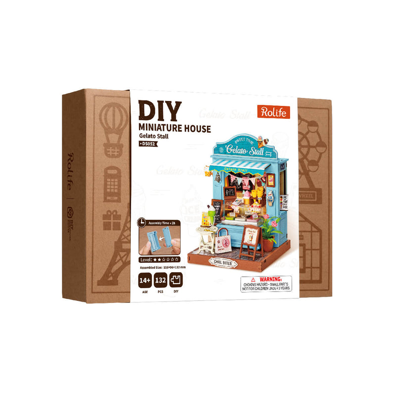 Rolife Gelato Stall DIY Miniature House DS052 [PRE-ORDER]