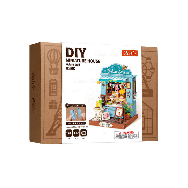 Rolife Gelato Stall DIY Miniature House DS052 [PRE-ORDER]