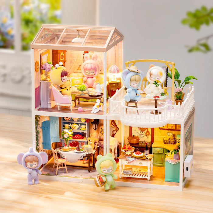 Rolife Holiday Tea Time DIY Miniature House DW023