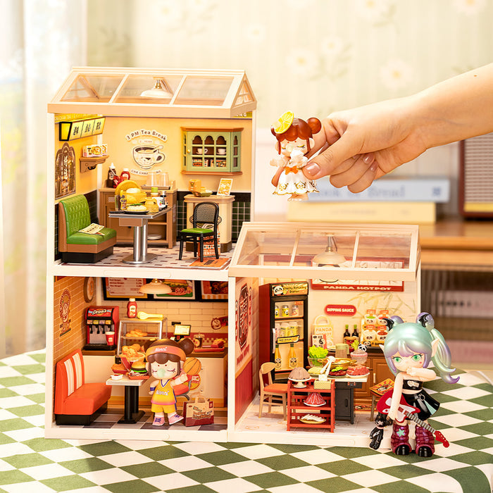 Rolife Hong Kong Bites Cafe DIY Miniature House DW021