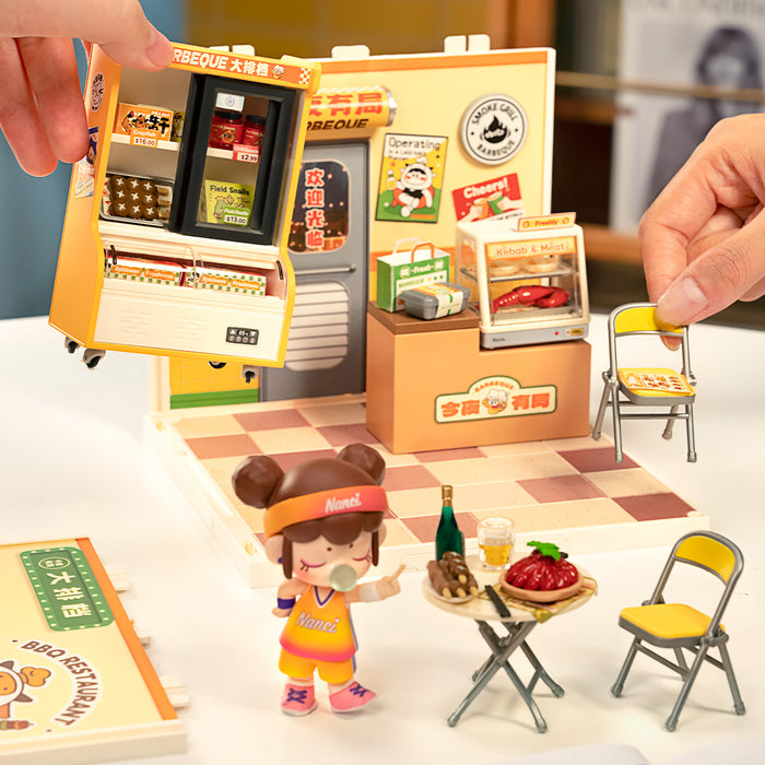 Rolife Night Out Food Stall DIY Miniature House DW022