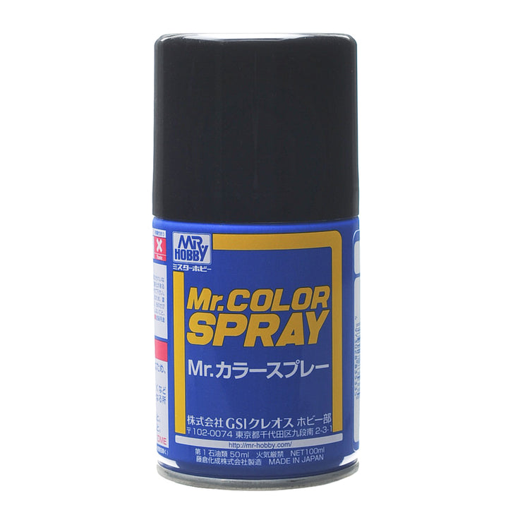 MR HOBBY - GSI Creos Mr. Color Spray Black 100ml S2