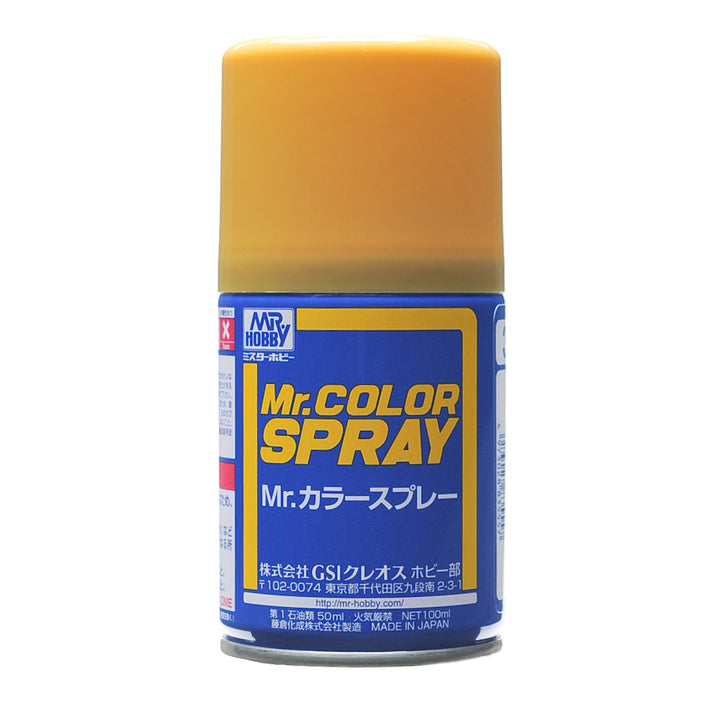 MR HOBBY - GSI Creos Mr. Color Spray Dark Yellow (Sandy Yellow) 100ml S39