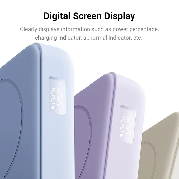 Xiaomi Magnetic Power Bank 10000 7.5w Integrated Cable with Built-in Stand 3C Certified