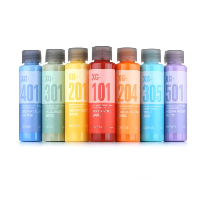 DSPIAE Pre-Mixed Acrylic Paints - Basic 50ml