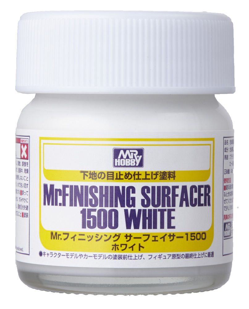 MR HOBBY - GSI Creos Mr. Finishing Surfacer 1500 White 40ml SF291