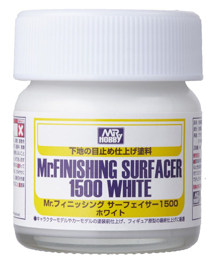 MR HOBBY - GSI Creos Mr. Finishing Surfacer 1500 White 40ml SF291