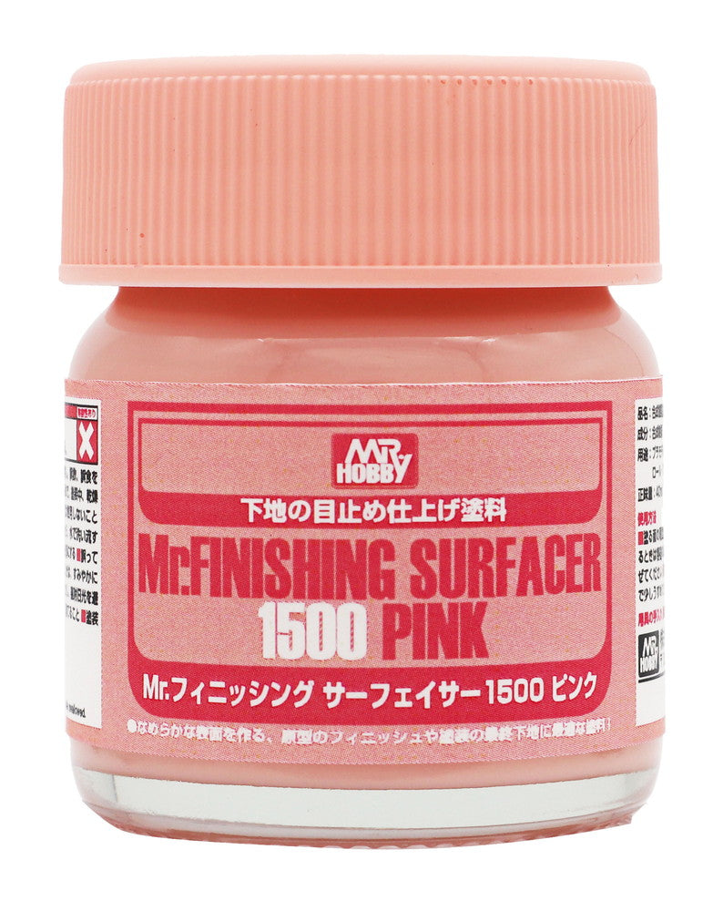 MR HOBBY - GSI Creos Mr. Finishing Surfacer 1500 Pink 40ml SF292