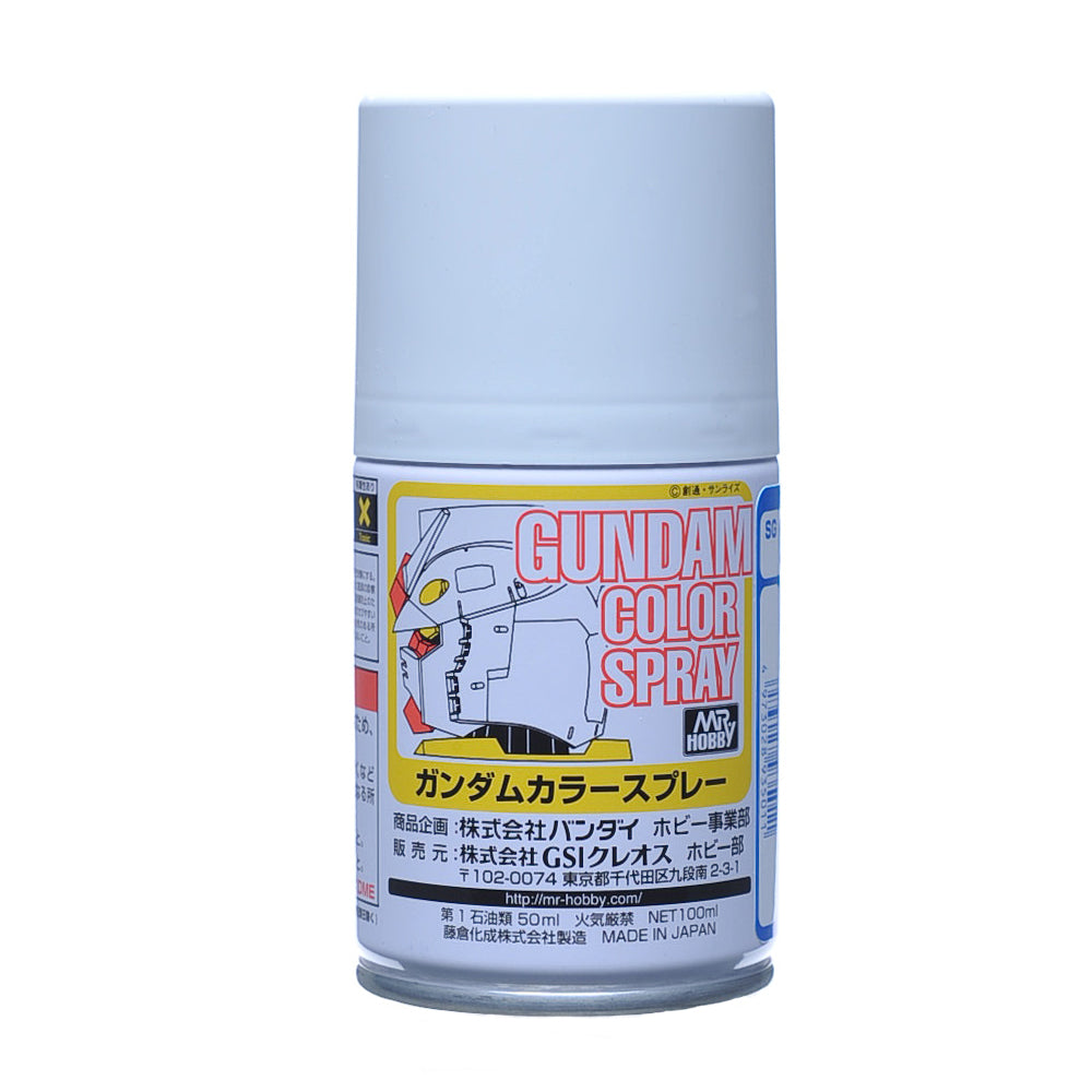 MR HOBBY - GSI Creos Gundam Color Spray MS White 100ml SG01