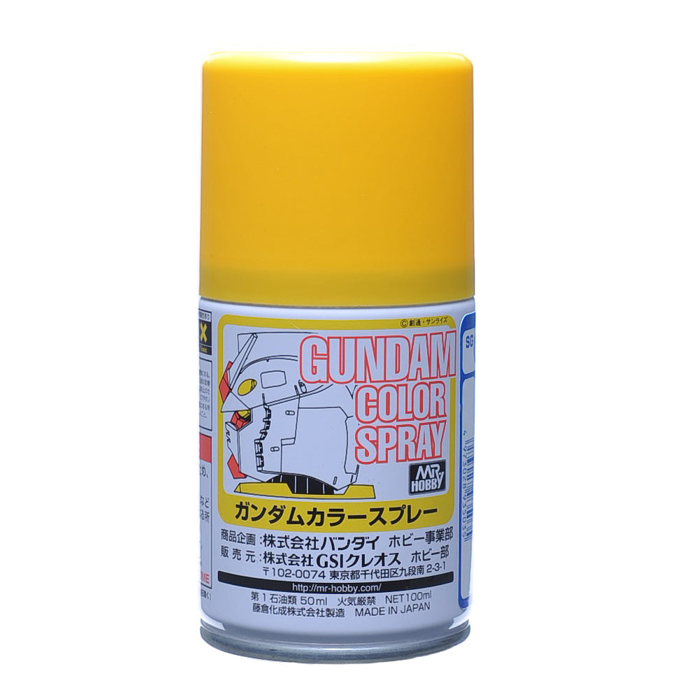 MR HOBBY - GSI Creos Gundam Color Spray MS Yellow 100ml SG03