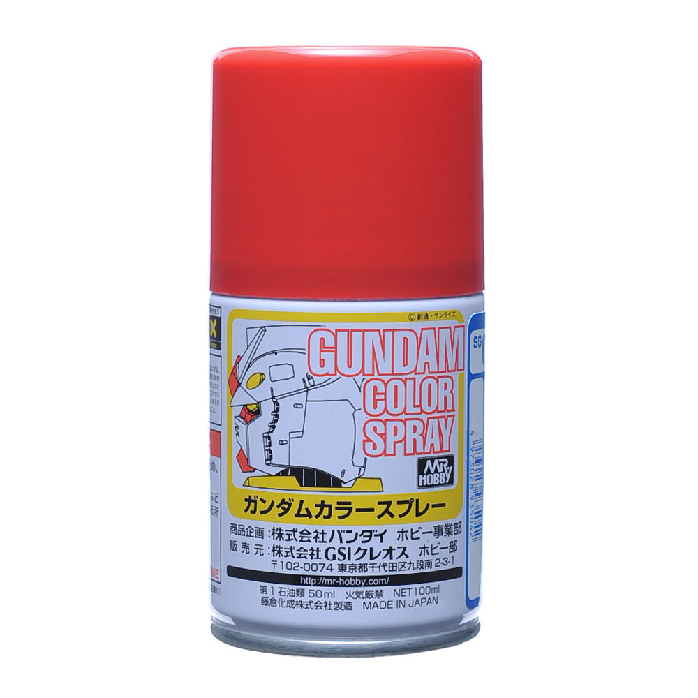 MR HOBBY - GSI Creos Gundam Color Spray MS Red 100ml SG04