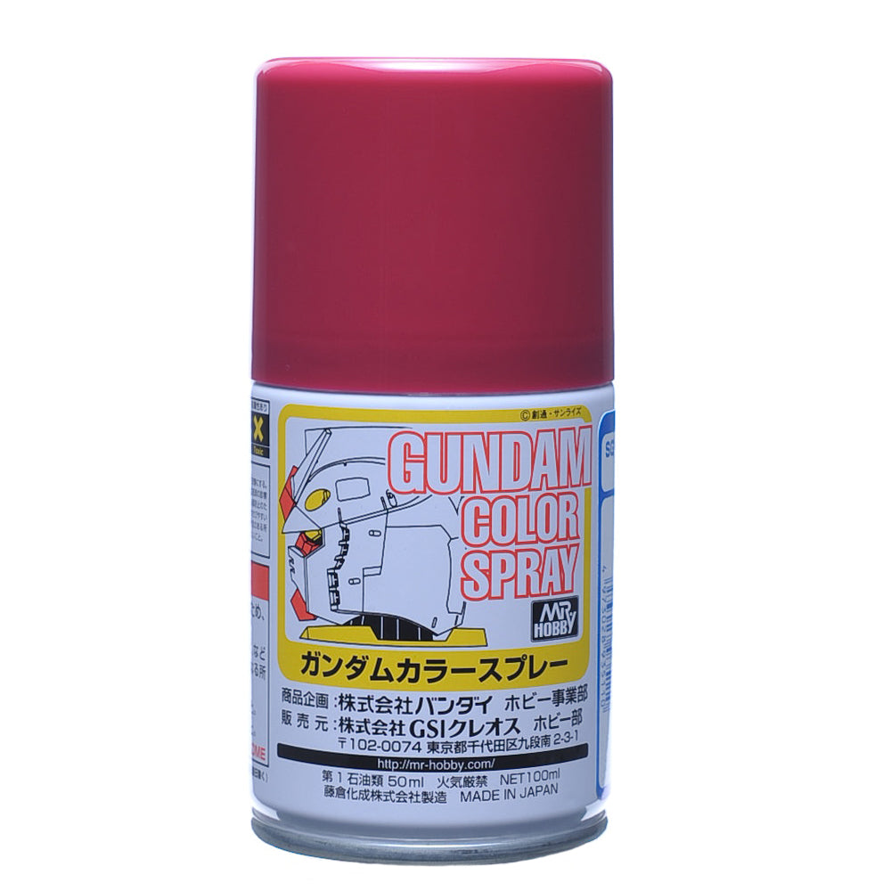 MR HOBBY - GSI Creos Gundam Color Spray MS Char’s Red 100ml SG11