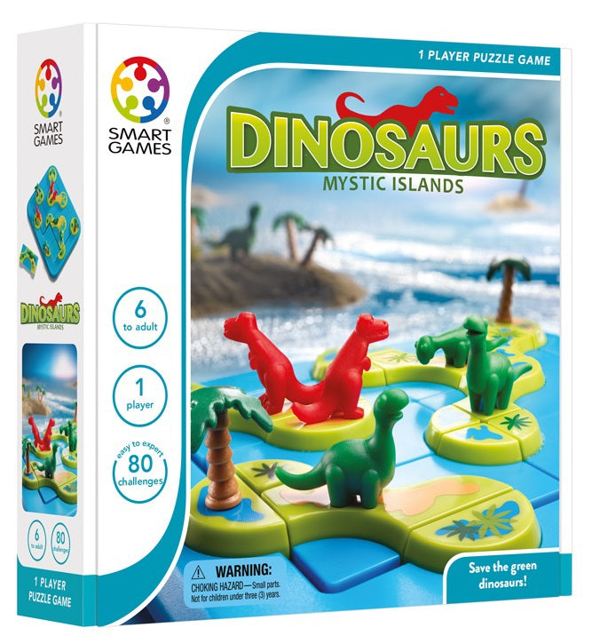 SmartGames - Dinosaurs Mystic Islands Puzzle Game