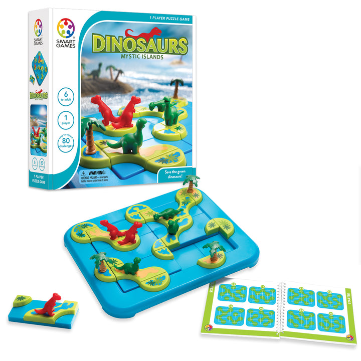SmartGames - Dinosaurs Mystic Islands Puzzle Game