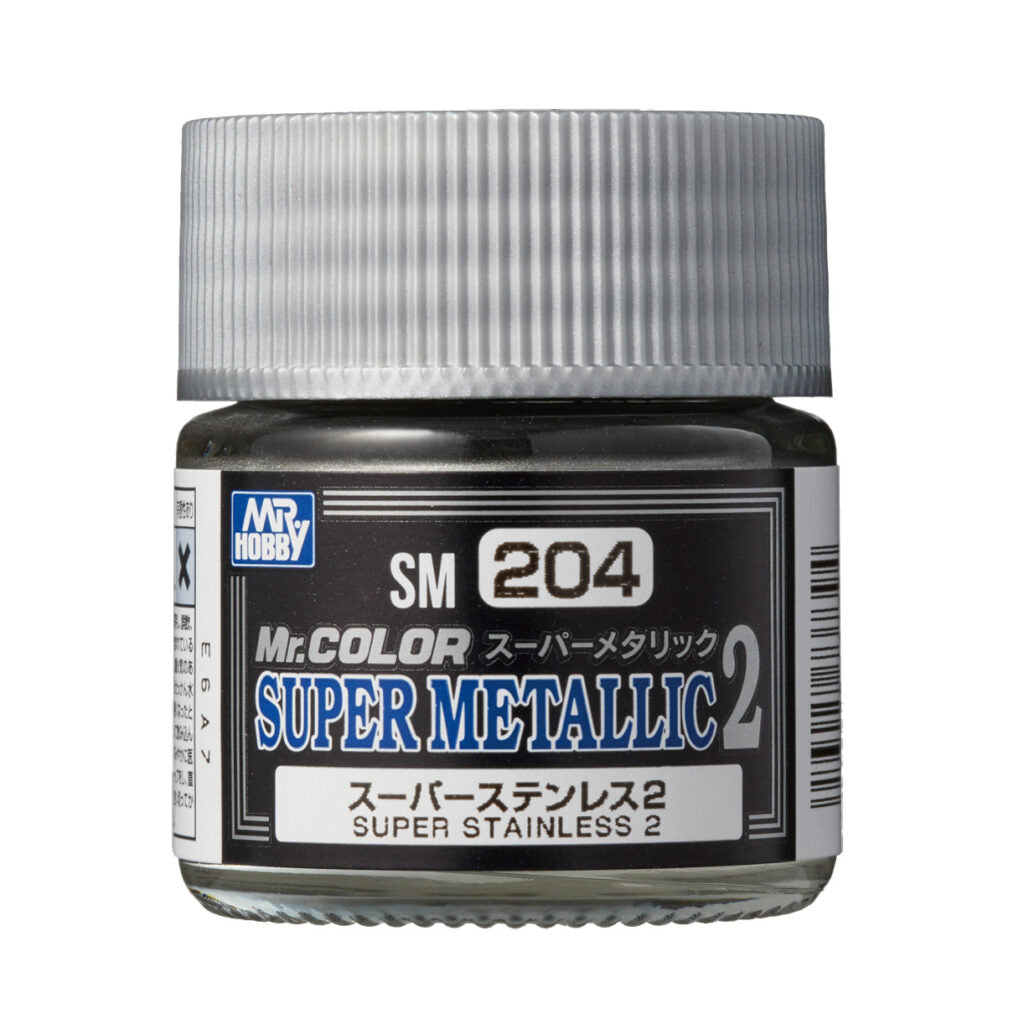 MR HOBBY - GSI Creos Mr. Color Super Metallic Color II Super Stainless II 10ml SM204