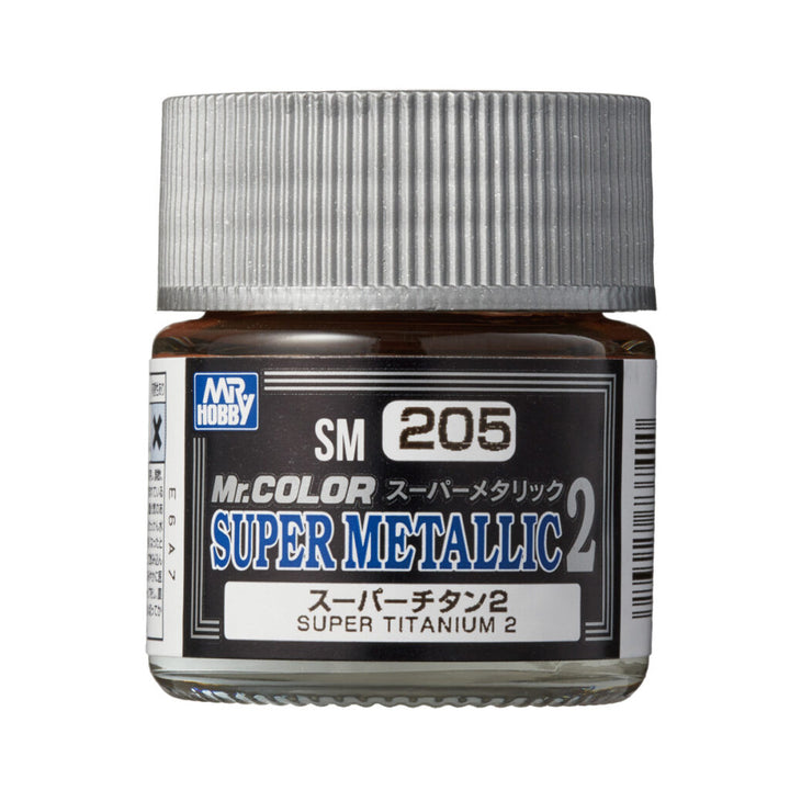 MR HOBBY - GSI Creos Mr. Color Super Metallic Color II Super Titanium II 10ml SM205
