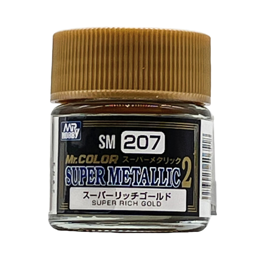 MR HOBBY - GSI Creos Mr. Color Super Metallic Color II Super Rich Gold 10ml SM207