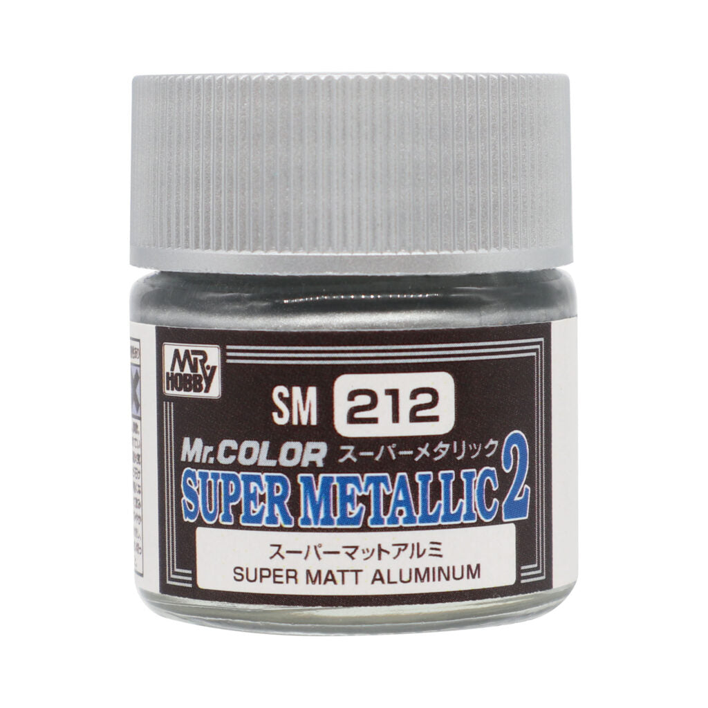 MR HOBBY - GSI Creos Mr. Color Super Metallic Color II Super Mat Aluminium 10ml SM212