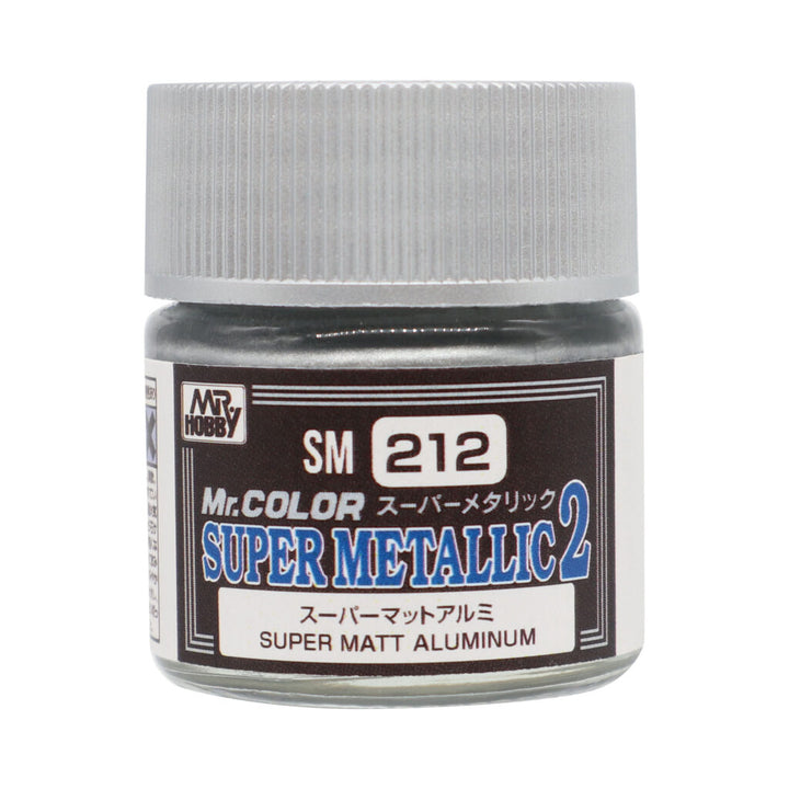 MR HOBBY - GSI Creos Mr. Color Super Metallic Color II Super Mat Aluminium 10ml SM212