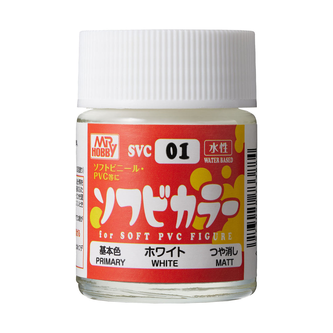 MR HOBBY - GSI Creos Soft Vinyl Color White SVC01 18ml