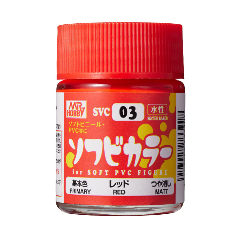 MR HOBBY - GSI Creos Soft Vinyl Color Red SVC03 18ml