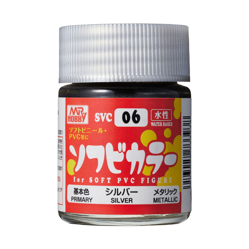 MR HOBBY - GSI Creos Soft Vinyl Color Silver SVC06 18ml