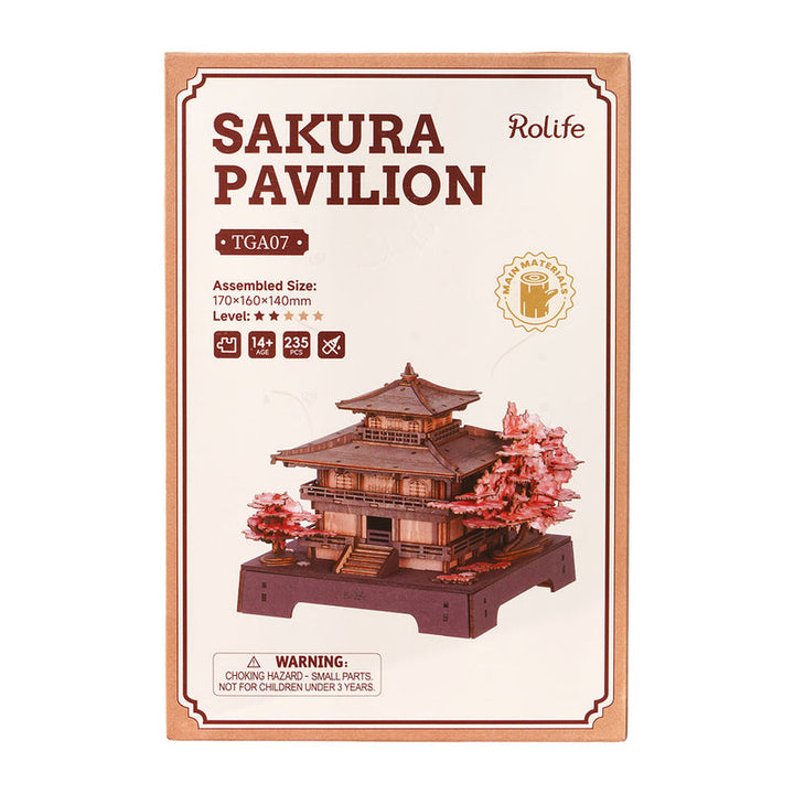 Rolife Sakura Pavilion 3D Wooden Puzzle TGA07 [PRE-ORDER]