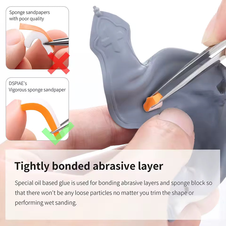 DSPIAE Vigorous Sponge Sandpaper Set XSS-S01