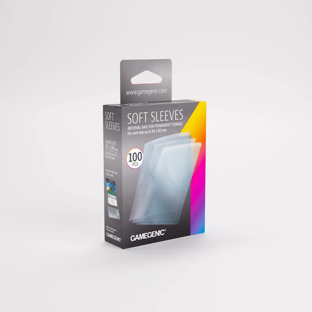 Gamegenic Soft Card Sleeves SOFT 100s - 67mm x 94mm