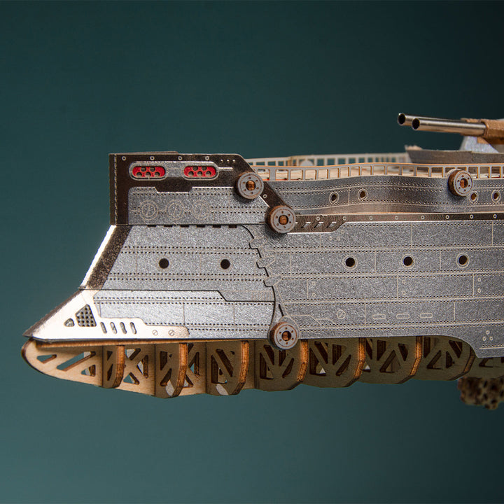 HowCat Space Warship 3D Wooden Puzzle [PRE-ORDER]
