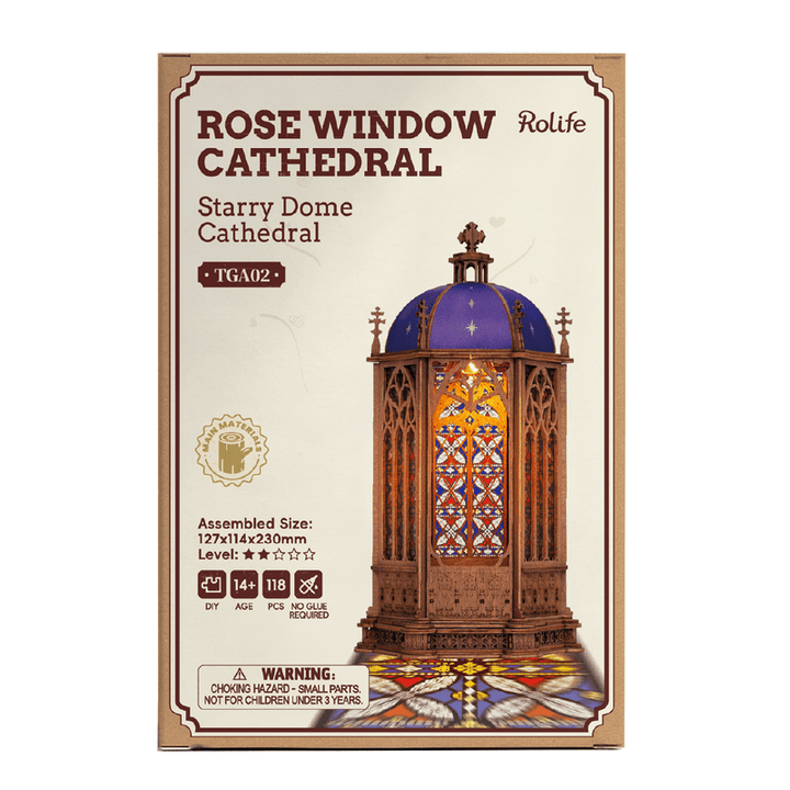 Rolife Starry Dome Cathedral 3D Wooden Puzzle TGA02 [PRE-ORDER]