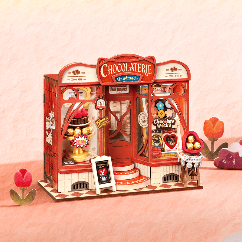 Rolife Sweet Chocolate Shop DIY Miniature House DS046