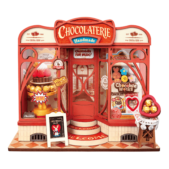 Rolife Sweet Chocolate Shop DIY Miniature House DS046