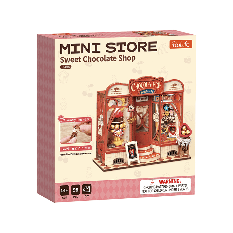 Rolife Sweet Chocolate Shop DIY Miniature House DS046
