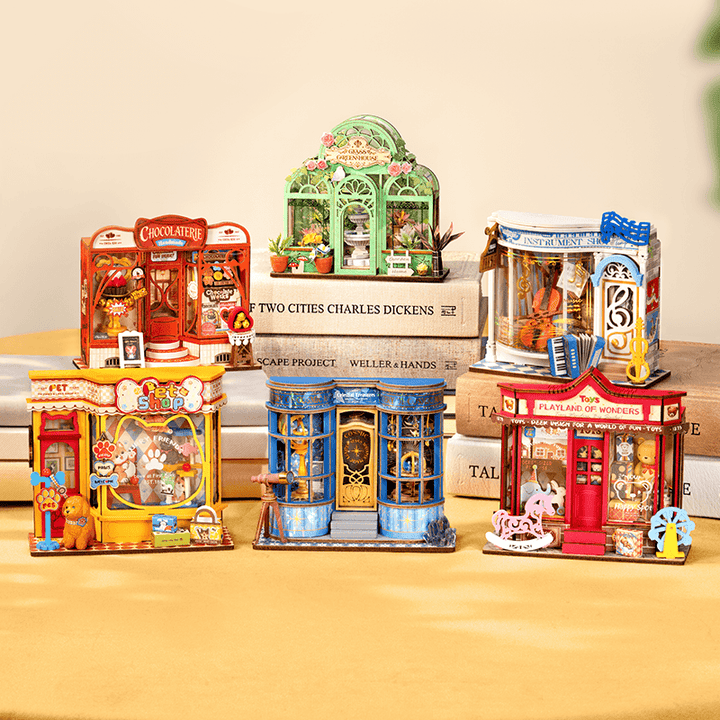 Rolife Sweet Chocolate Shop DIY Miniature House DS046