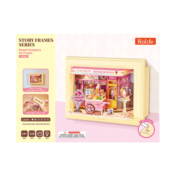 Rolife Sweet Scoopery Ice Cream 3D Wooden Puzzle DP002