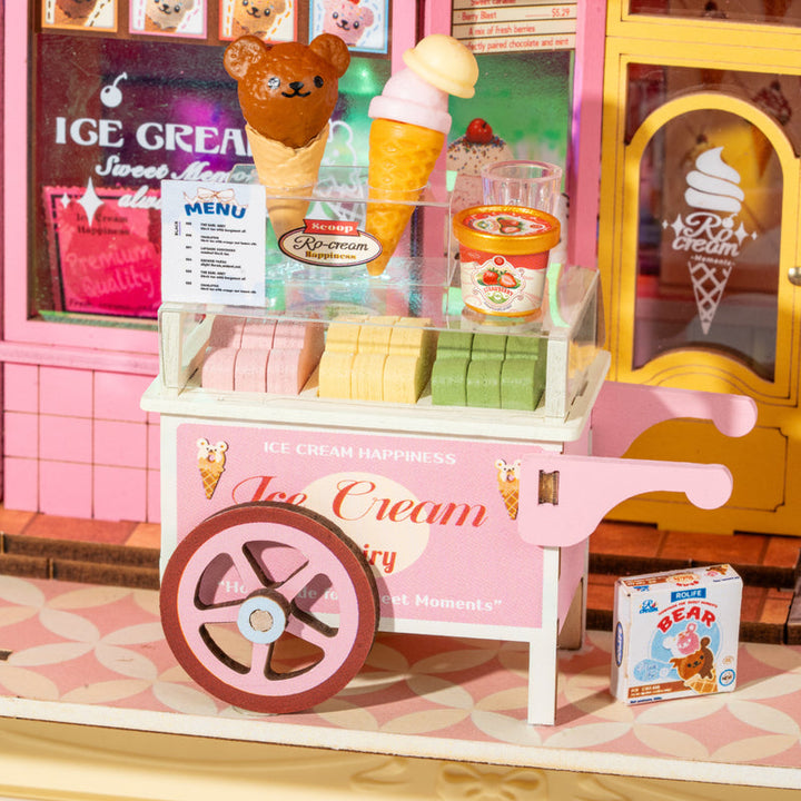 Rolife Sweet Scoopery Ice Cream 3D Wooden Puzzle DP002